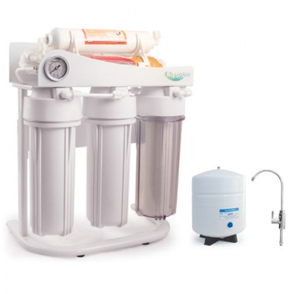 AQUABİR 6 AŞAMALI / POMPASIZ STANDLI MANOMETRELİ 1